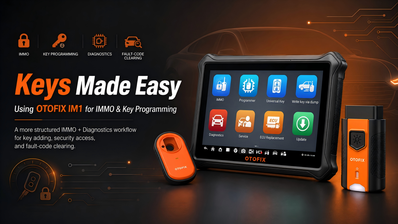 Keys Made Easy: Using OTOFIX IM1 for IMMO & Key Programming