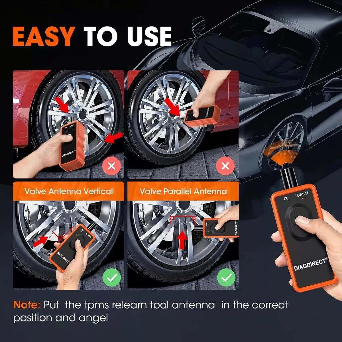 DiagDirect Tyre Pressure Sensor Tool